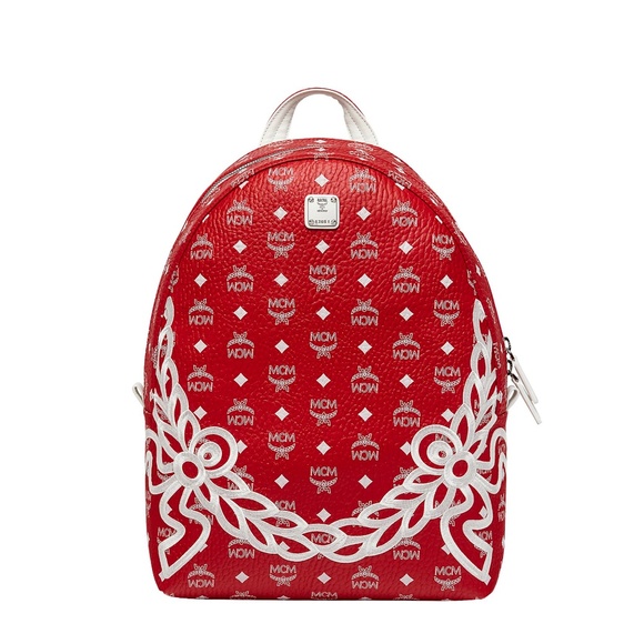 New MCM Dietrich Laurel Visetos Handbag Backpack main image 4